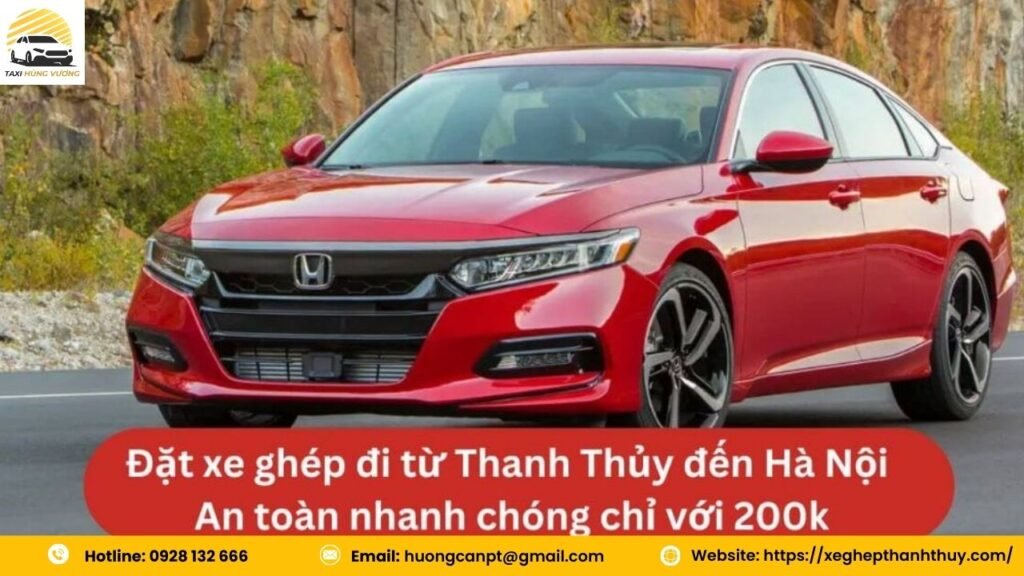 Xe ghép Thanh Thủy - Hà Nội