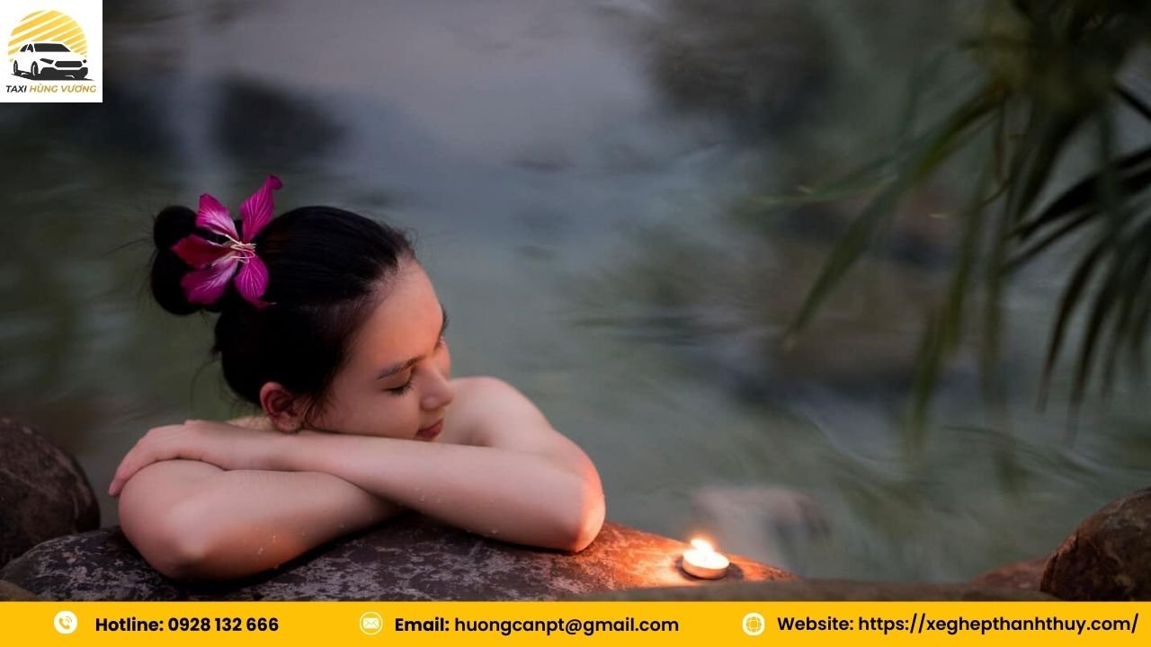 Tắm khoáng nóng là hoạt động được ưa thích khi du lịch Thanh Thuỷ